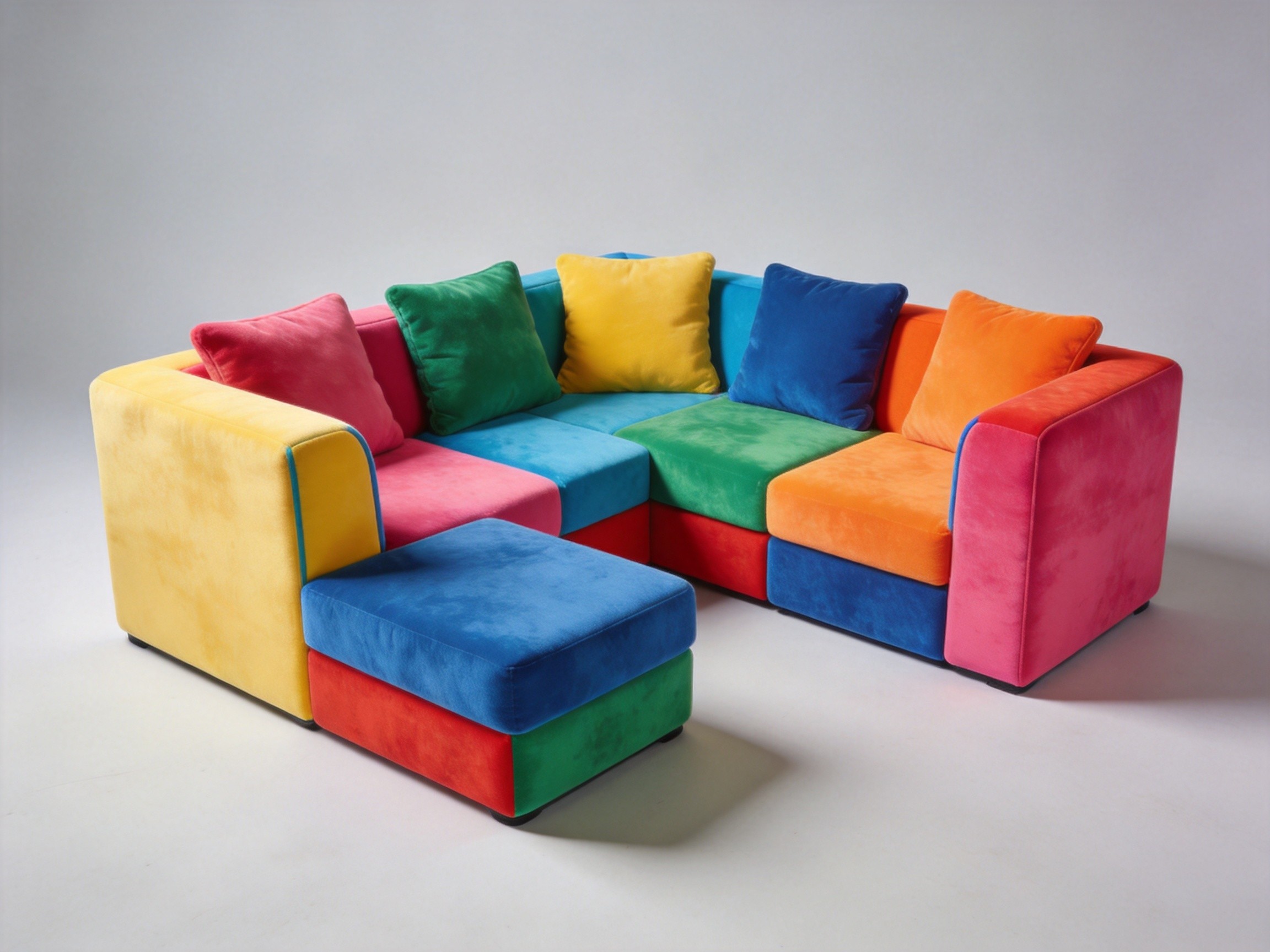 Soft Foam Modular Kids Play Sofa